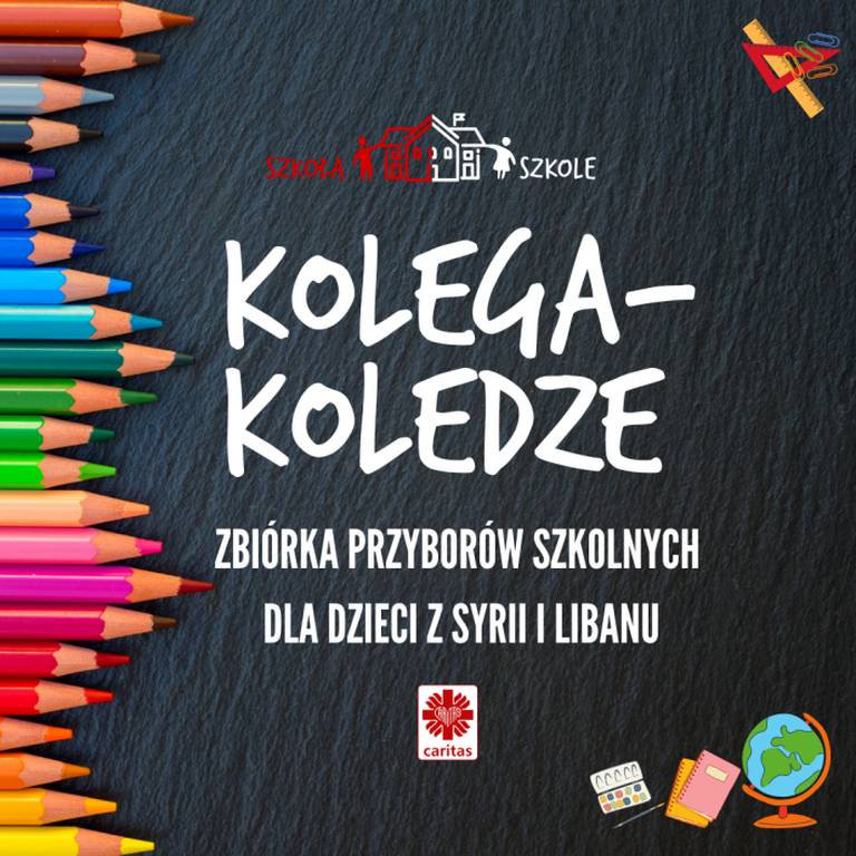 Zbiórka przyborów szkolnych dla dzieci z Syrii i Libanu