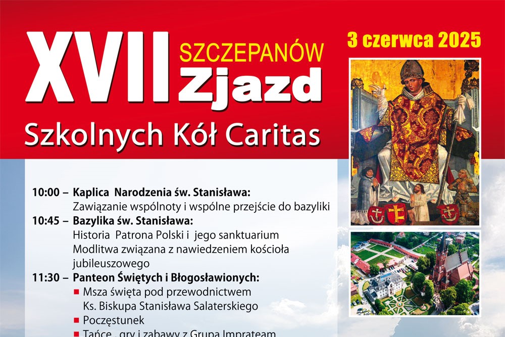 ZAPROSZENIE NA ZJAZD SZKOLNYCH KÓŁ CARITAS